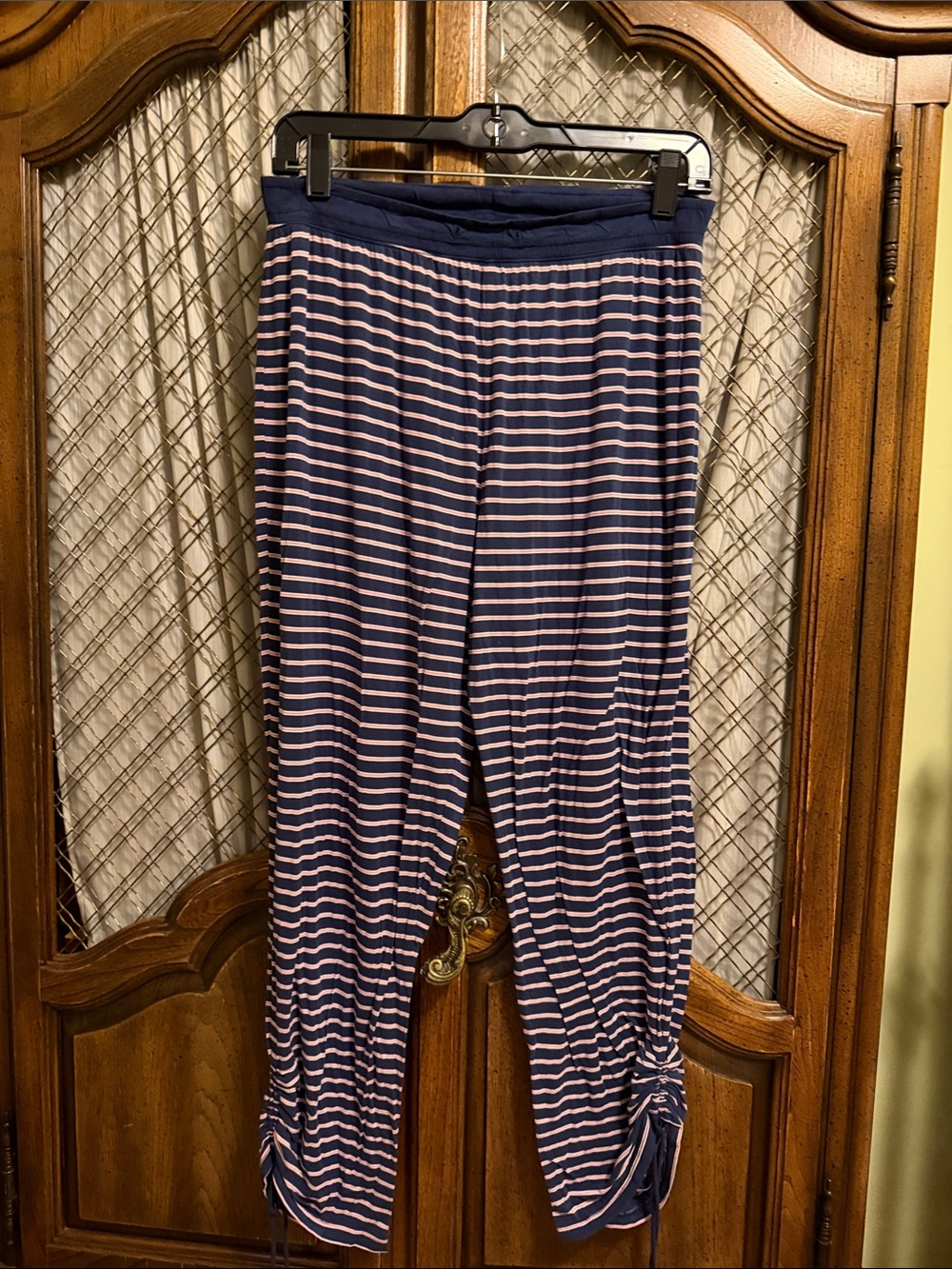 J.CREW VINTAGE Y2K STRIPED LOUNGE PAJAMA PANTS SIZE MEDIUM